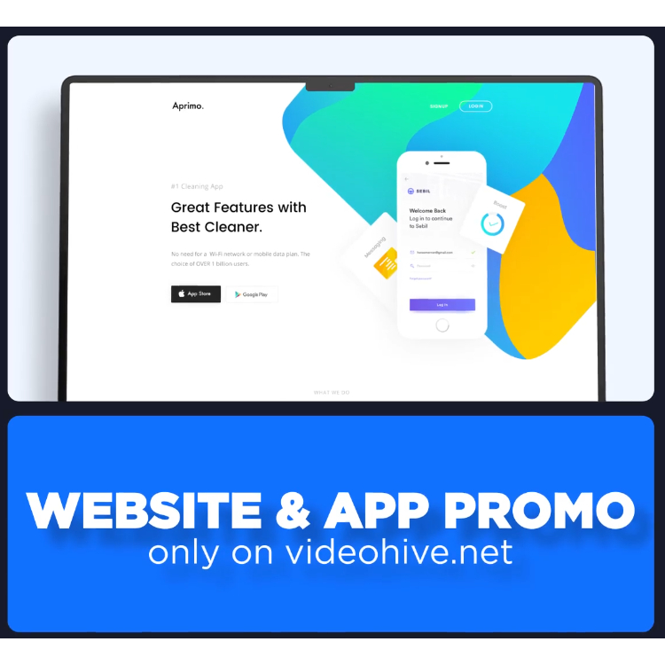 Multiscreen Website Presentation Mockup – After Effects Template