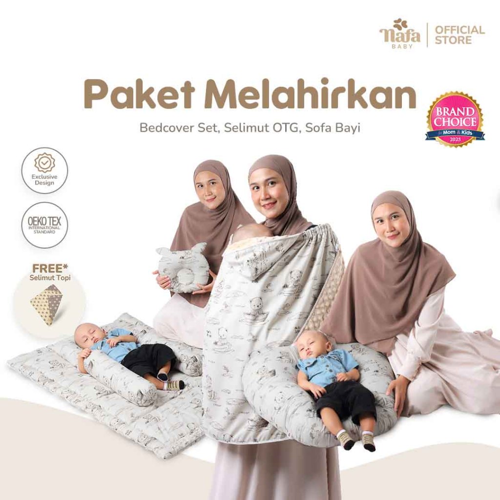 Jual NAFA BABY – Paket Melahirkan Lengkap | Bedcover Bayi + On The Go ...