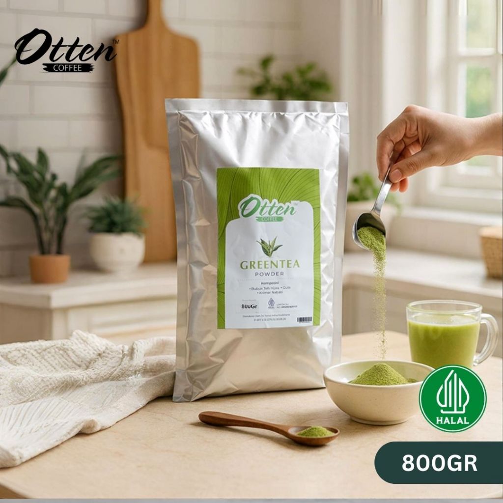 Jual Green Tea Creme Powder 800 Gram - Bubuk Minuman Teh Hijau Creamy ...