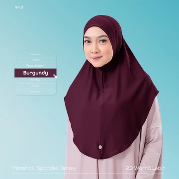 RnW Hijab Bergo Nayla Instan Hijab Daily Hijab