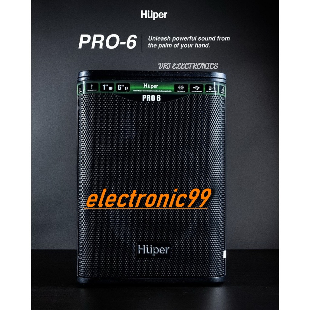 Jual Speaker Portable 6.5 inch Huper Pro 6 Speaker Portabel Multi ...