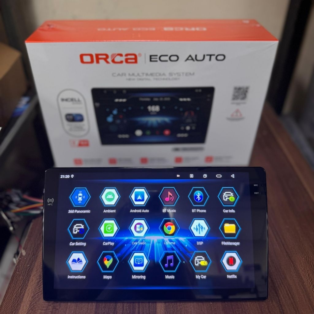 Jual Head unit Android 10 inch ORCA ECO AUTO SERIES ADR-9988 Ram 4/64GB ...