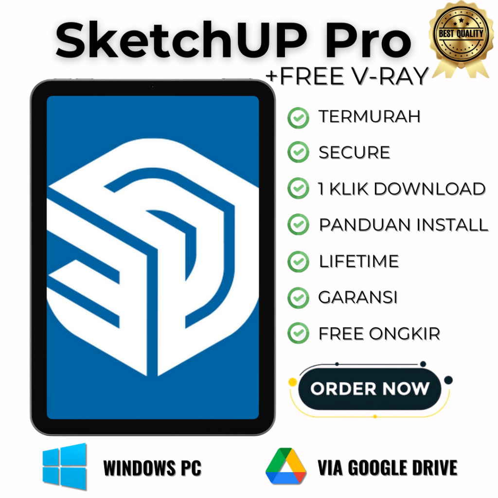Jual SketchUP Pro 2026 Final Full Version Lifetime | Shopee Indonesia