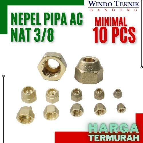 Jual GROSIR NUT NEPEL AC 3/8 | DOUBLE NEPEL | NAT NEPEL PIPA AC | NAT ...