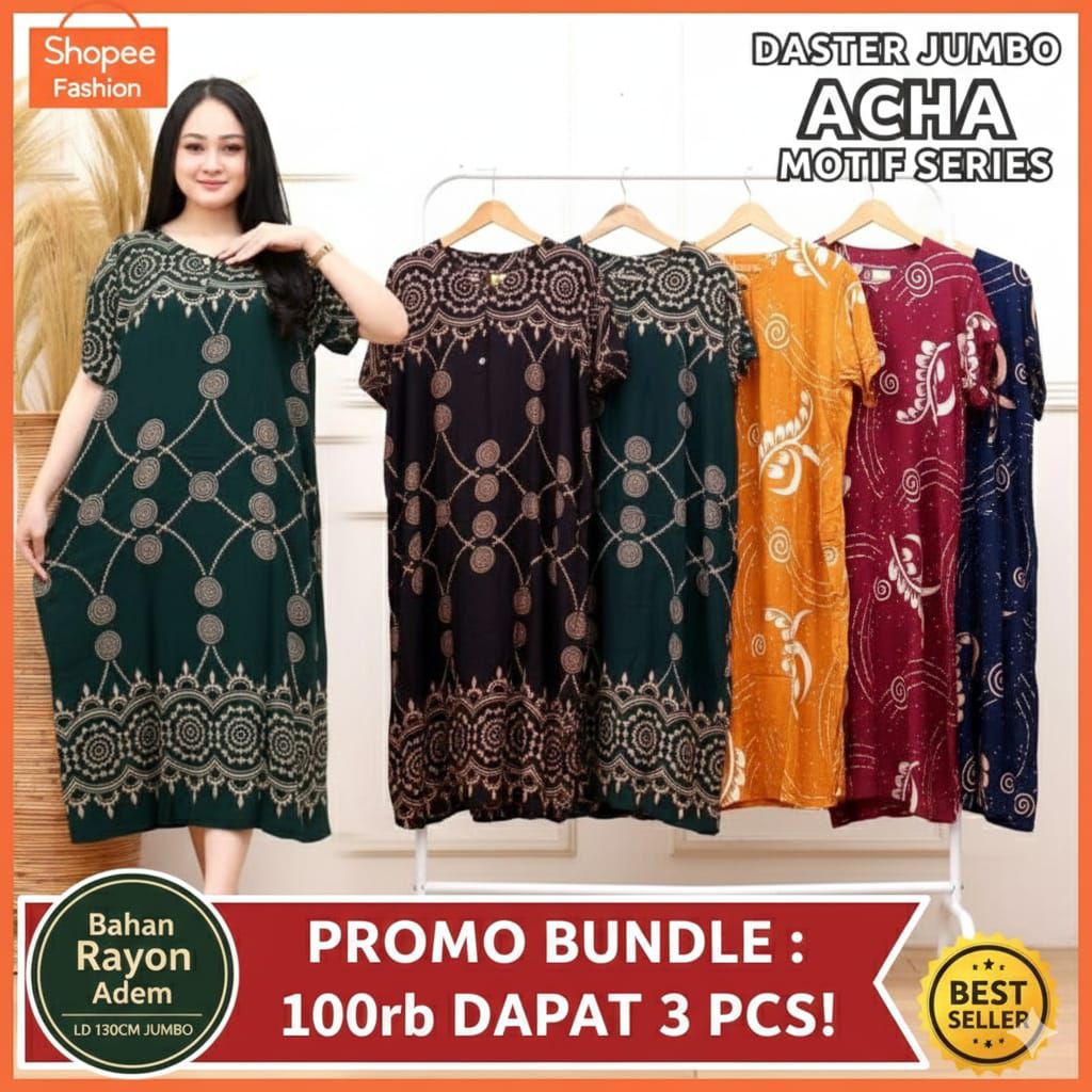 Jual DASTER JUMBO CABUTAN Rp 100 ribu dapat 3 pcs ADEM BANGET KAIN ...