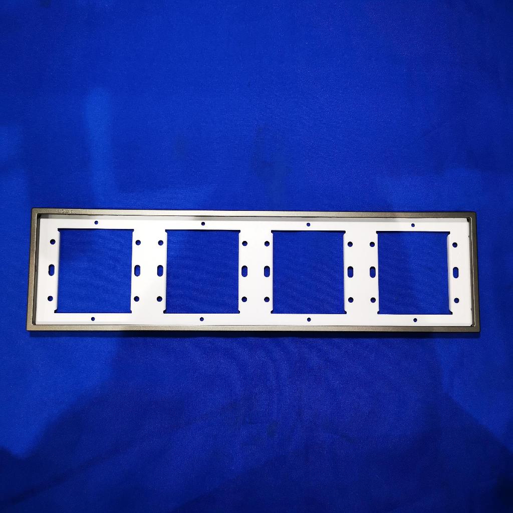 Jual 700640N-61 Frame Saklar Stop Kontak 4 Gang I7 Grey Simon | Shopee ...