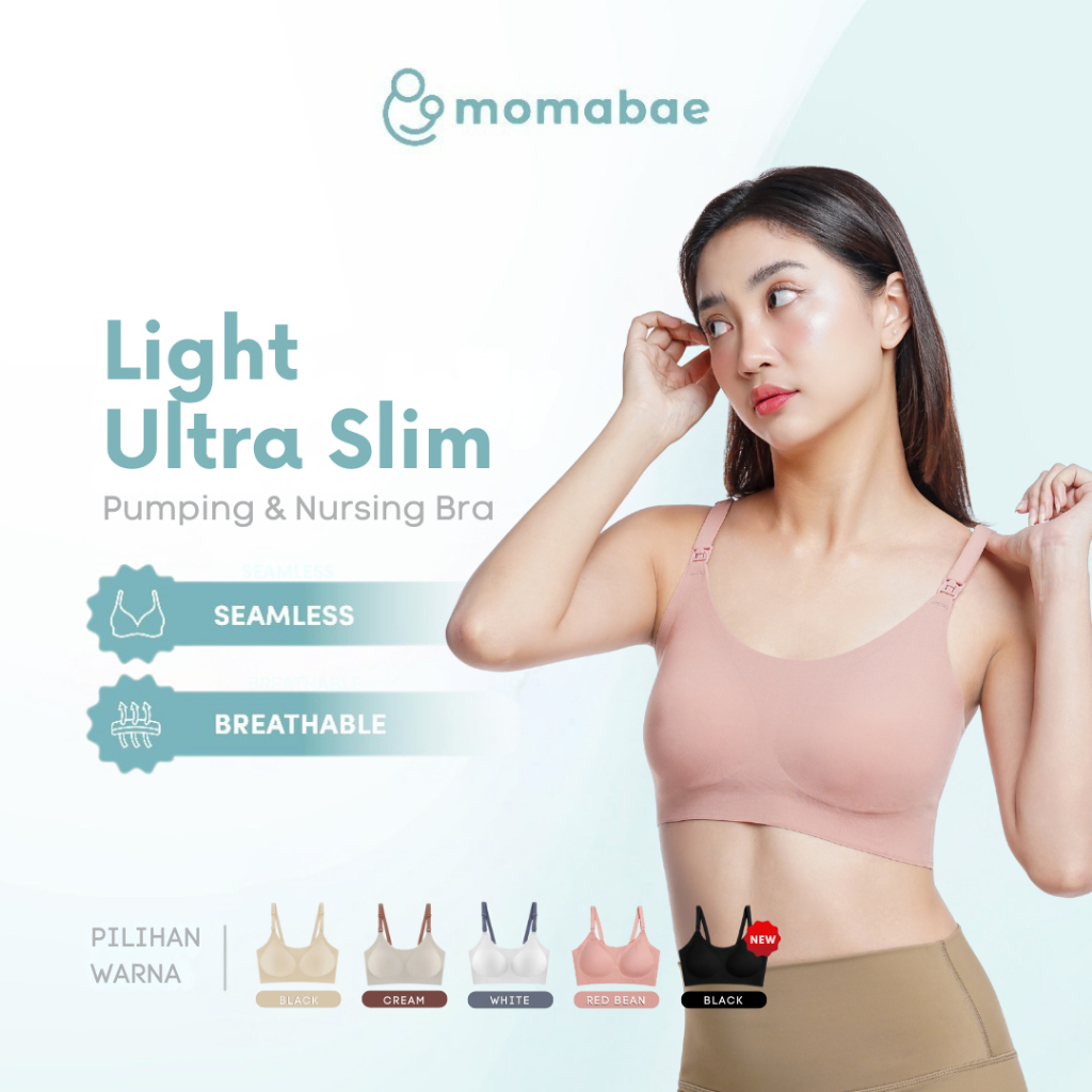 Jual MOMABAE - Light Ultra Slim Breastfeeding Nursing & Maternity Bra ...