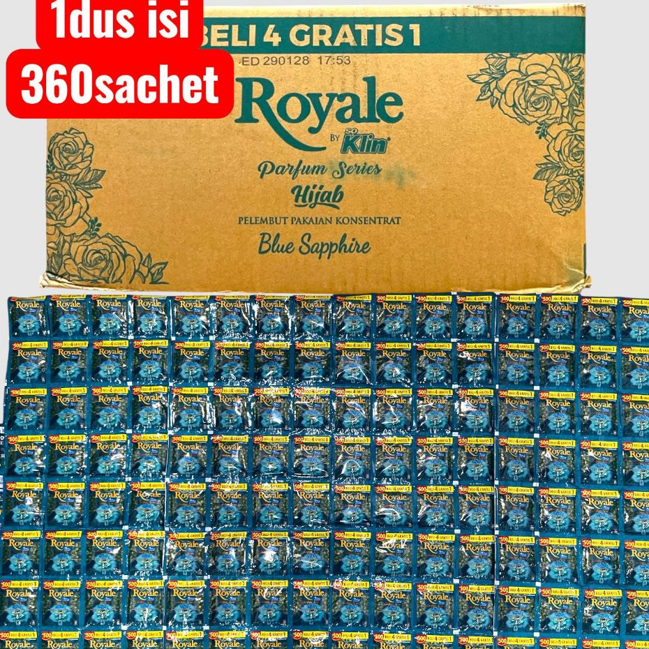 Jual 1 Dus Royale Pewangi Parfume Series Hijab 500an Blue Sapphire 6 ...