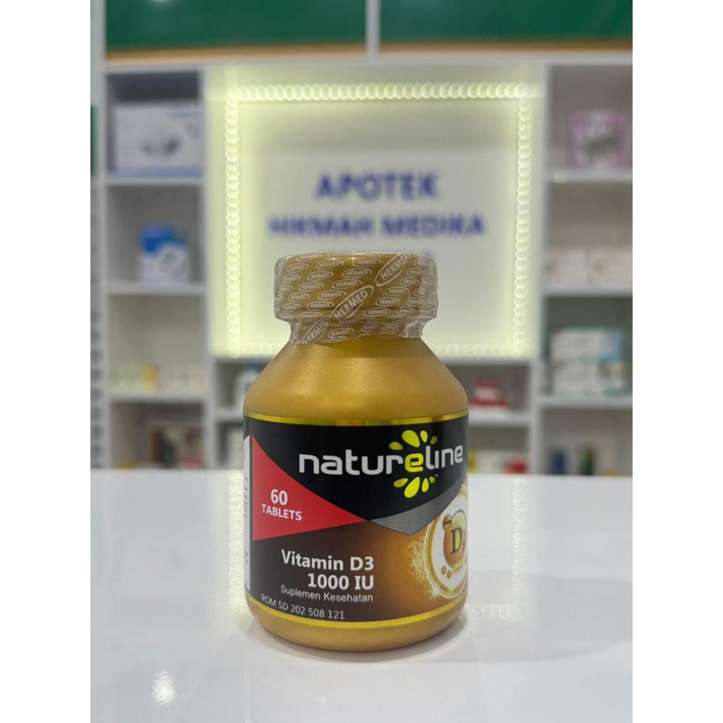 Jual Natureline Vitamin D3 1000 IU 30/60 Tablet | Shopee Indonesia