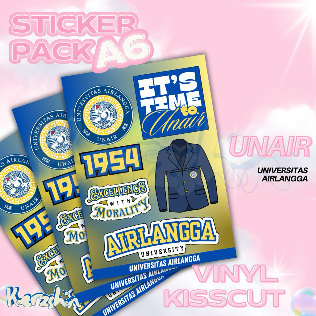 Jual Stiker Universitas Airlangga - UNAIR | Shopee Indonesia