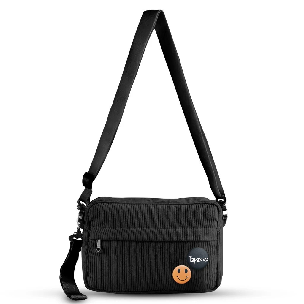 TAPAXCO - Tas Selempang Handbag Corduroy Marsha Tas Slingbag Wanita Pria FREE BROS Tapax