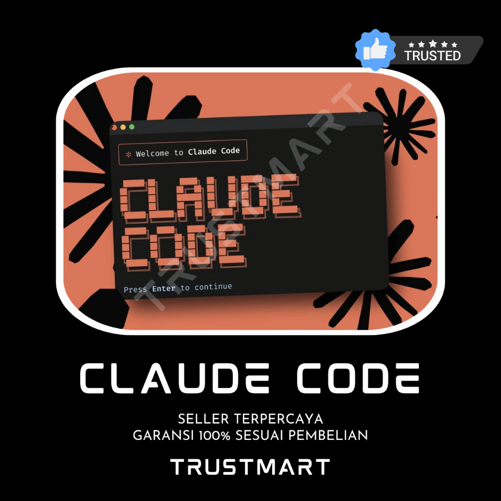 Jual CODING AI CLAUDE CODE GLM SONNET 4.5 Trustmart | Shopee Indonesia