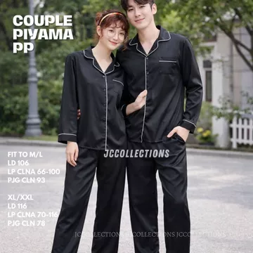 Baju Tidur Couple Pasangan Piyama Couple Pasangan Piyama Satin Couple JCCollections
