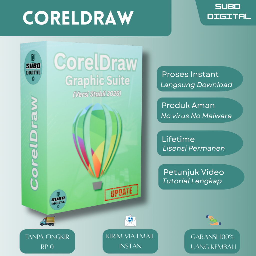 Jual CorelDRAW Graphics Suite 2026 Full Version Permanen Software ...