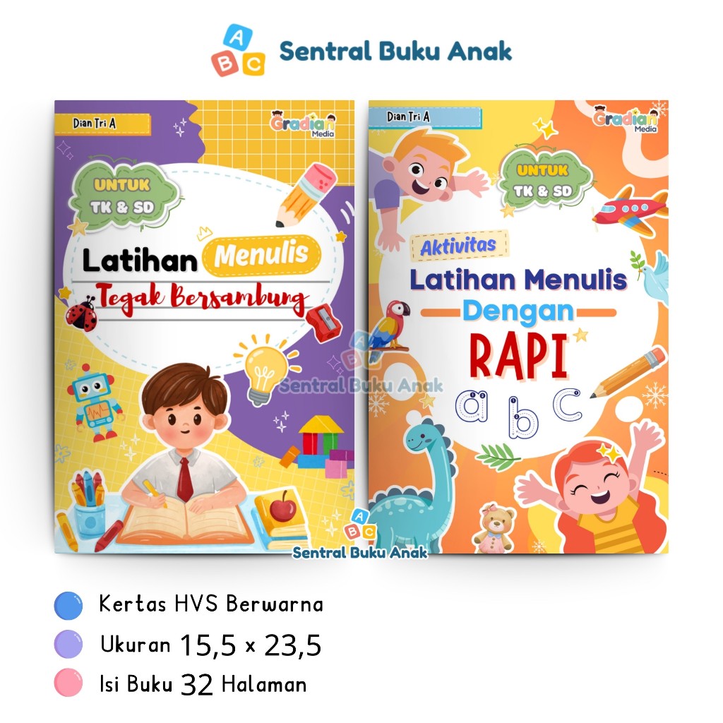 Jual Buku Aktivitas Latihan Menulis dengan Rapi - Latihan Menulis Tegak ...