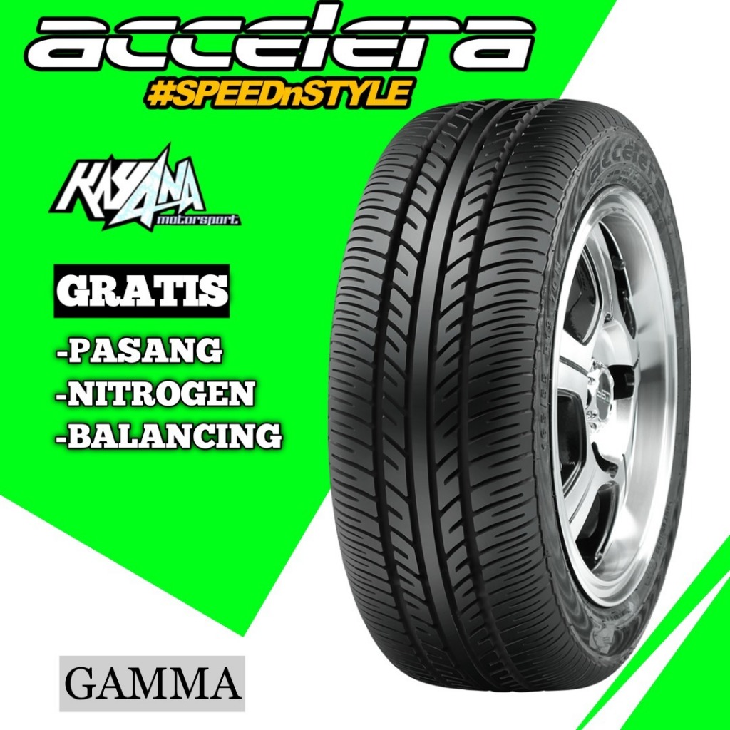 Jual BAN MOBIL MERK ACCELERA GAMMA 165 65 R13 TUBLES (Gratis Pasang ...