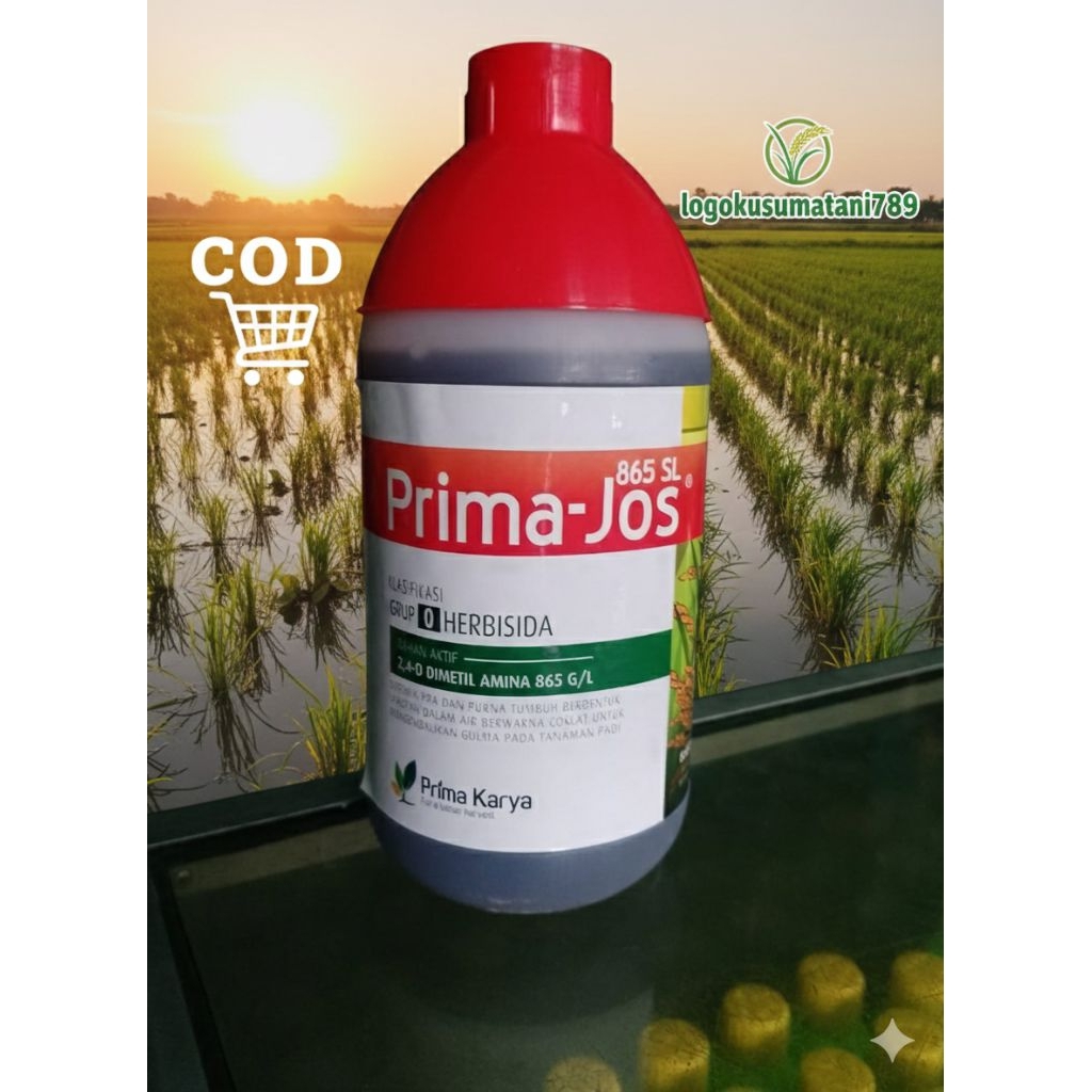 Jual Herbisida PRIMA-JOS 2,4-D Dimetil Amina - Obat Rumput Padi Sawah ...