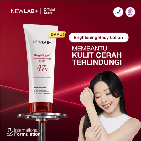 Lotion malam brightening dengan AHA untuk kulit belang dan noda