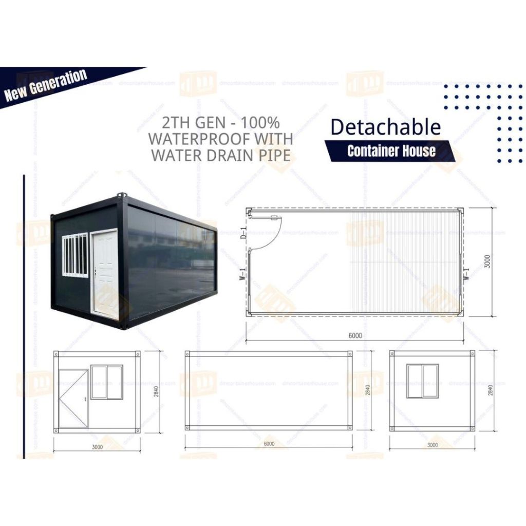 Jual Detachable / Container House / Portacamp / Modular Panel House ...
