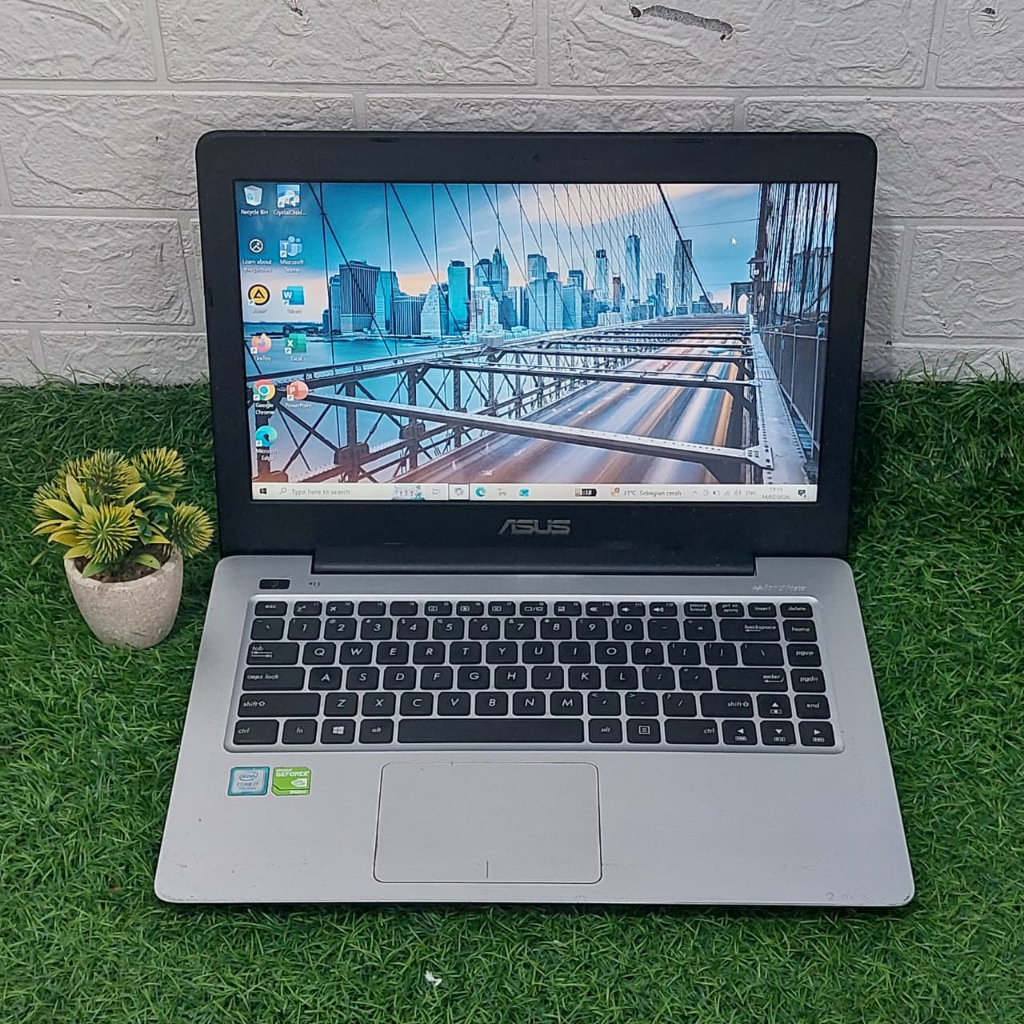 LAPTOP ASUS A456U INTEL i7-7500U RAM 8GB SSD 256GB NVIDIA 940MX 2GB