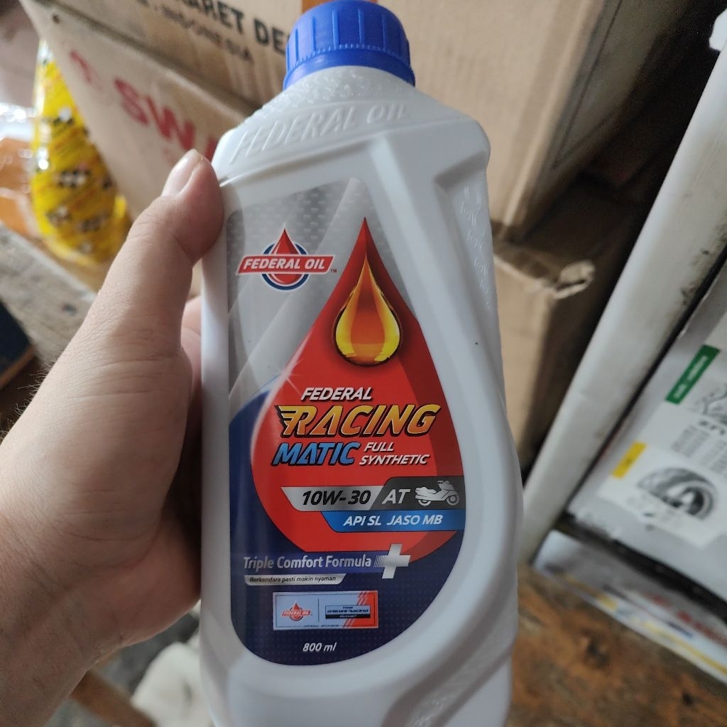 Jual oli federal racing matic 10w-40 0,8 liter | Shopee Indonesia