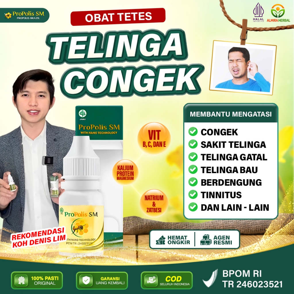 Jual Obat Tetes Telinga Congek Curek Bernanah Berair Infeksi Telinga ...