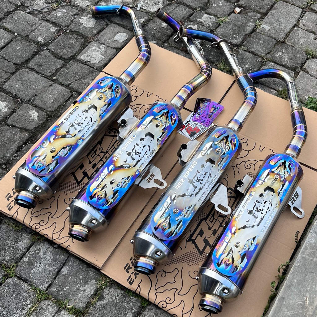 Jual Knalpot Rez Speed Tipe SRV5 EVOLUTION Standar Racing Full ...