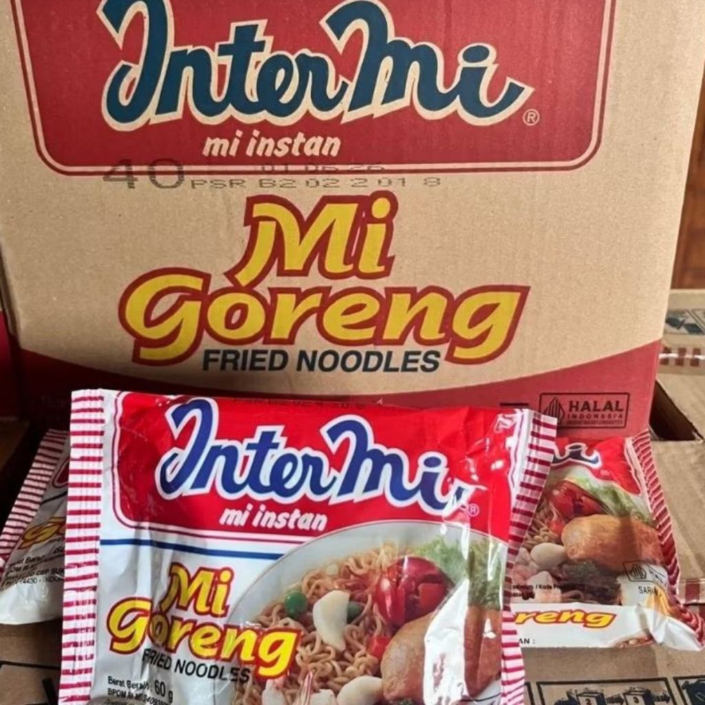 Jual Mie Instan Intermi Goreng. 1 Karton isi 40 Pcs - Praktis, Lezat ...