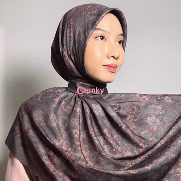 CRANKYPICKS LIMITED 115x115 Hijab Voal Motif Sublim Kerudung Square Printing Voal Hijab
