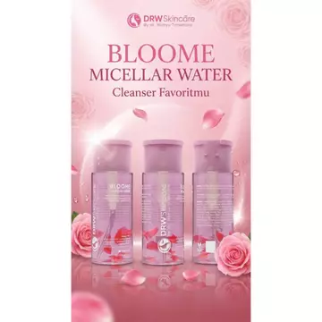 Drw Skincare Bloome Strawberry Micellar Water Pembersih Wajah Double Cleansing