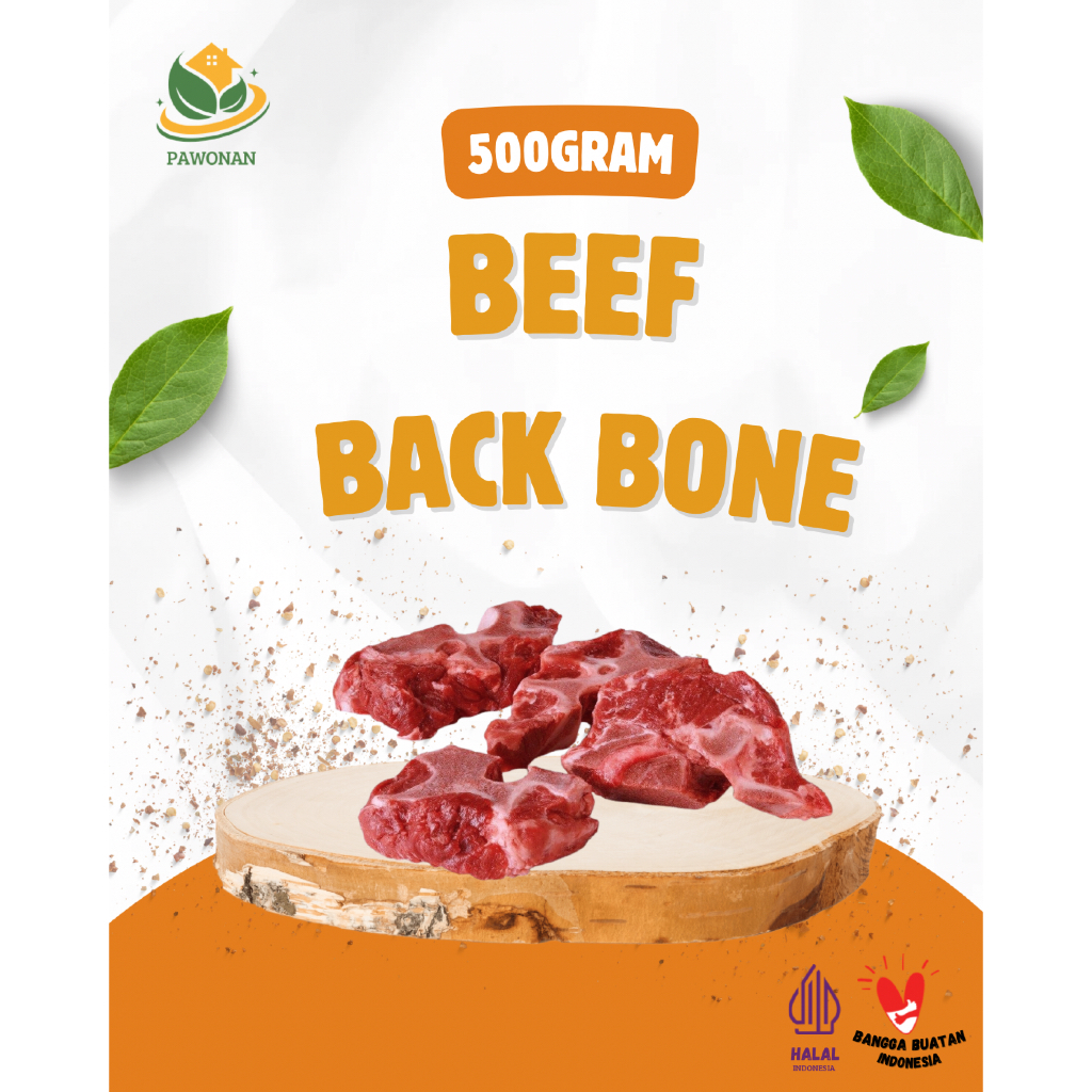 Jual Beef Backbone/ Tulang Iga Bagian Punggung Sapi 500Gram | Shopee ...