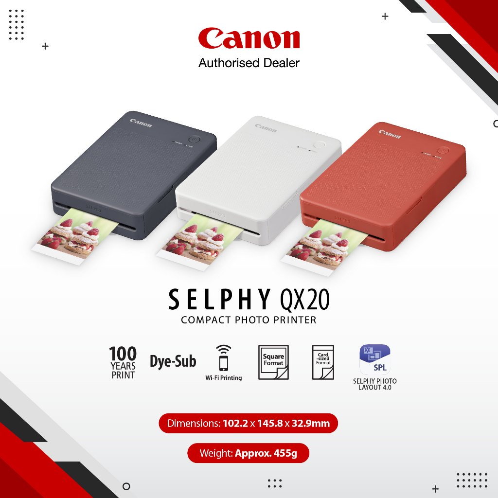 Canon SELPHY QX20 Terracota Red