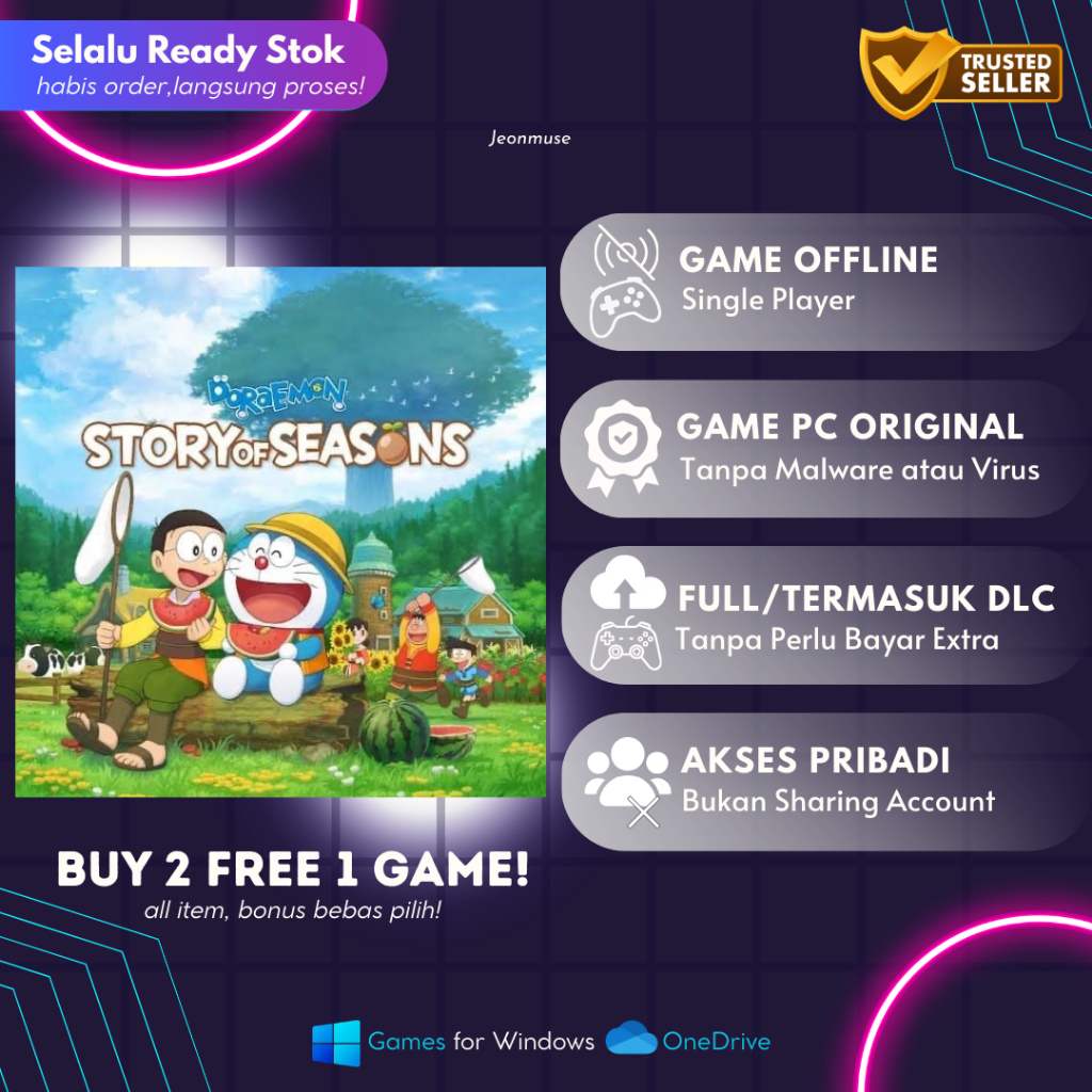Jual DORAEMON Story of Seasons Game PC/LAPTOP WINDOWS ORIGINAL STEAM ...