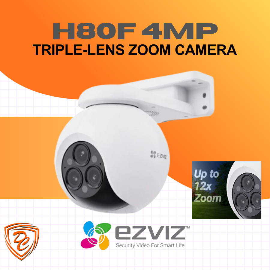 Jual Camera Ezviz H80f Multi 2K+ Triple-Lens Smart Home Wi-Fi IP Cam ...