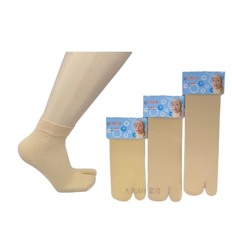 Jual Kaos Kaki Wanita Stocking Jempol Muslimah 2 Jari Bahan Nilon ...