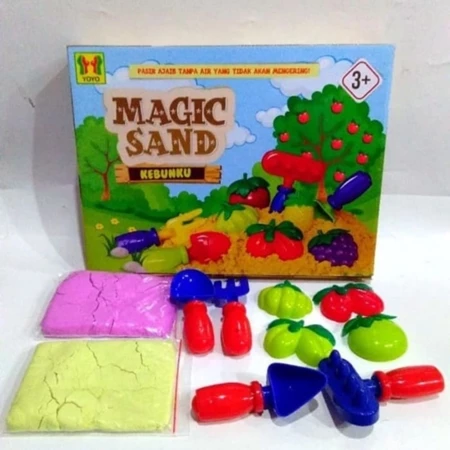 YOYO Magic Sand Kebunku YW100 mainan pasir anak tema kebun