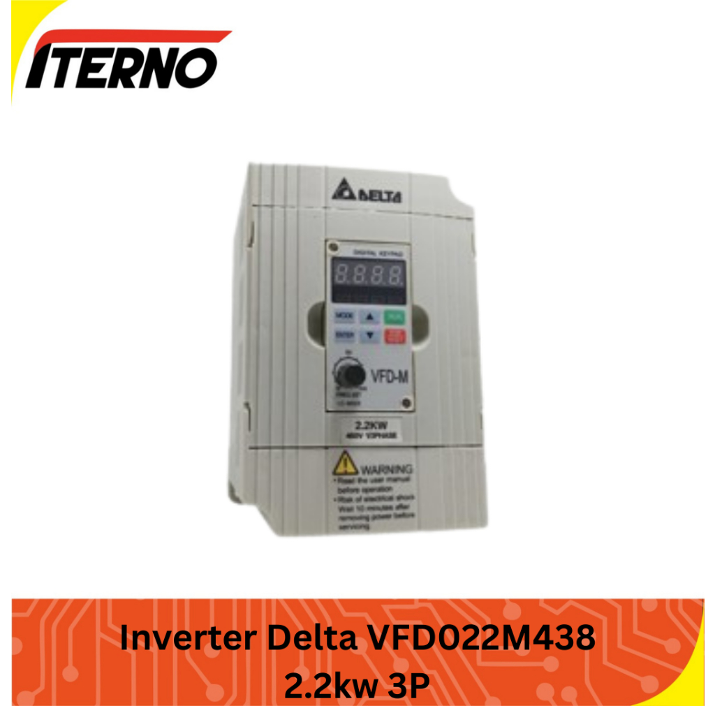 Jual Inverter Delta 2.2kW 3Hp 3P VFD022M43B | Shopee Indonesia