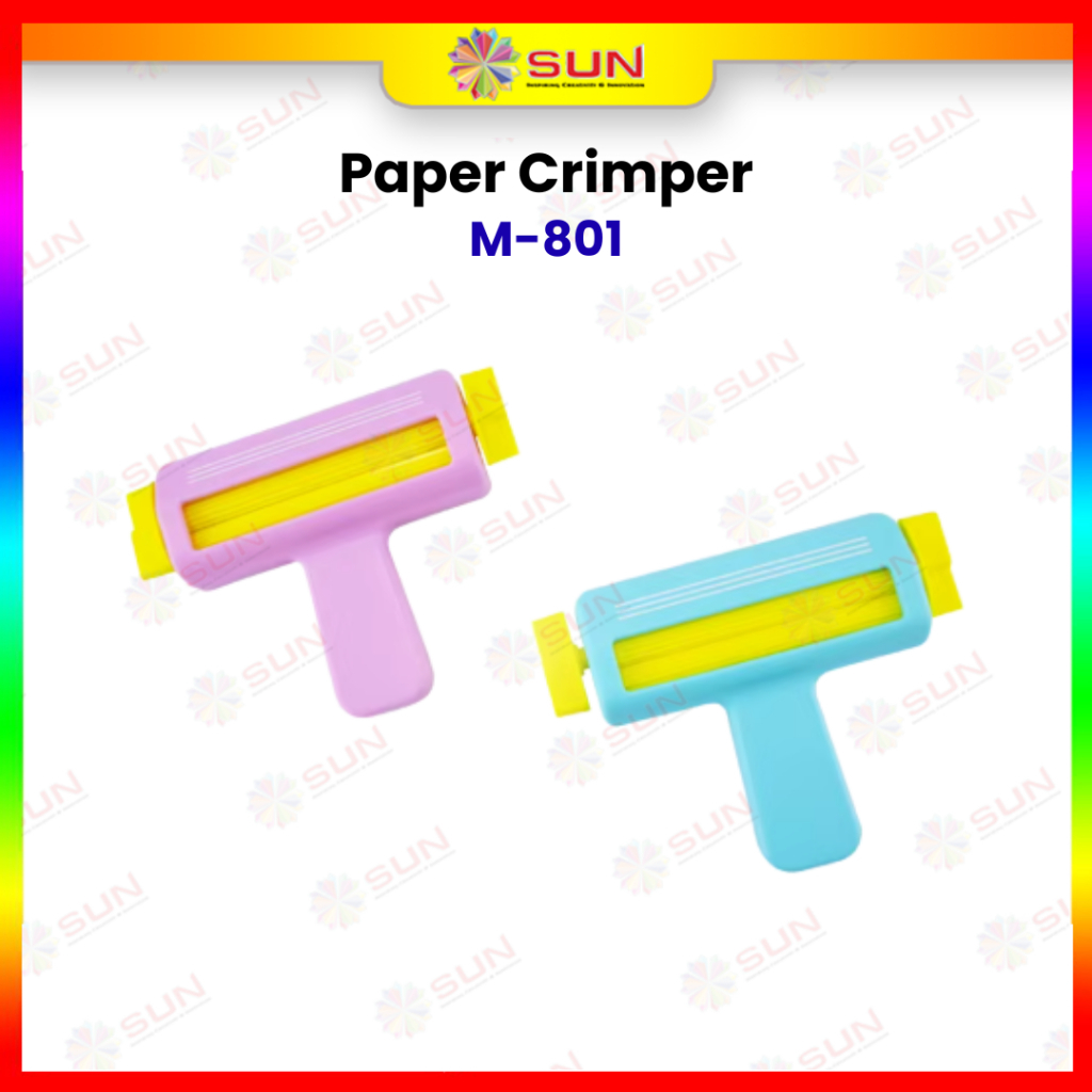 Jual Paper Crimper SUN - JOURNEY DIY Paper Roll Embossing Craft Paper ...