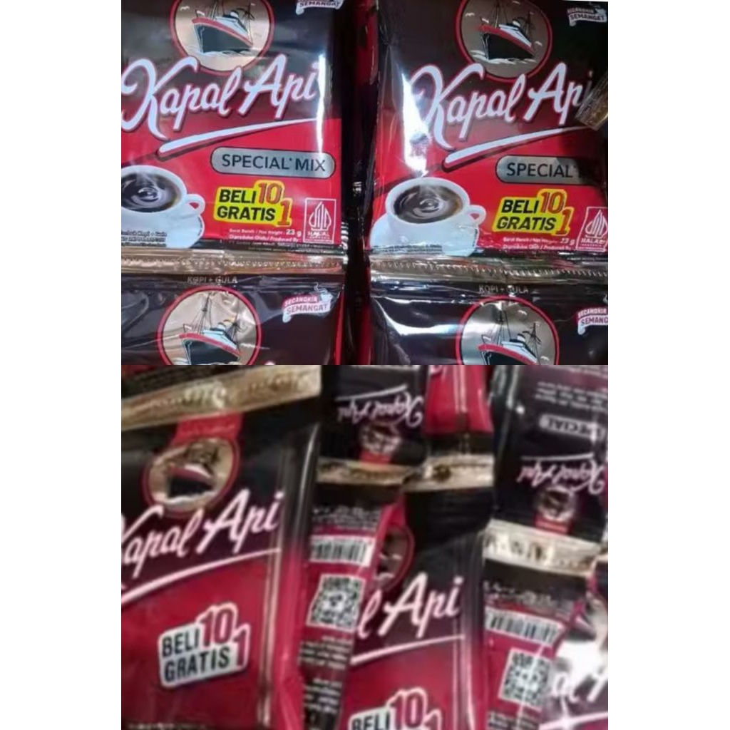 Jual kopi kapal api mini special 1 renteng 11 sachet | Shopee Indonesia
