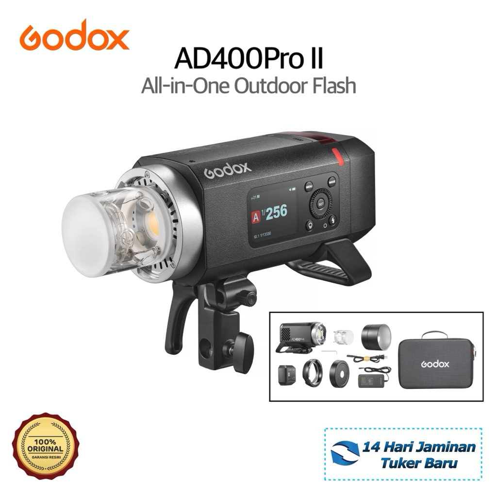 Jual Godox AD400Pro II All-in-One Outdoor Flash | Shopee Indonesia