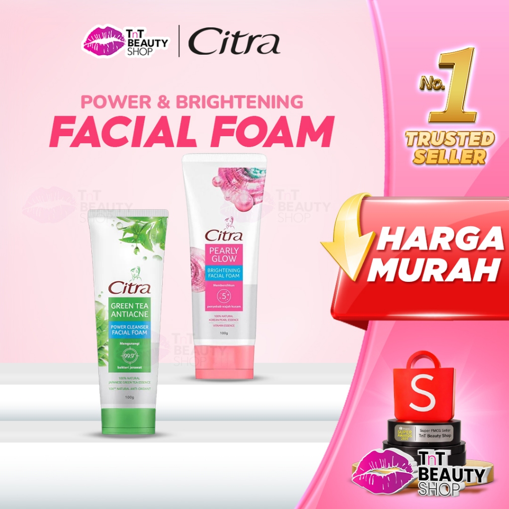 Jual Citra Facial Foam | Citra Sakura Glow | Citra Pearly White | Citra ...