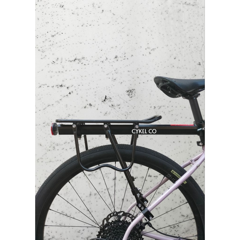 Jual kyoto rear bike rack carrier bicycle luggage rack alloy carrier ...