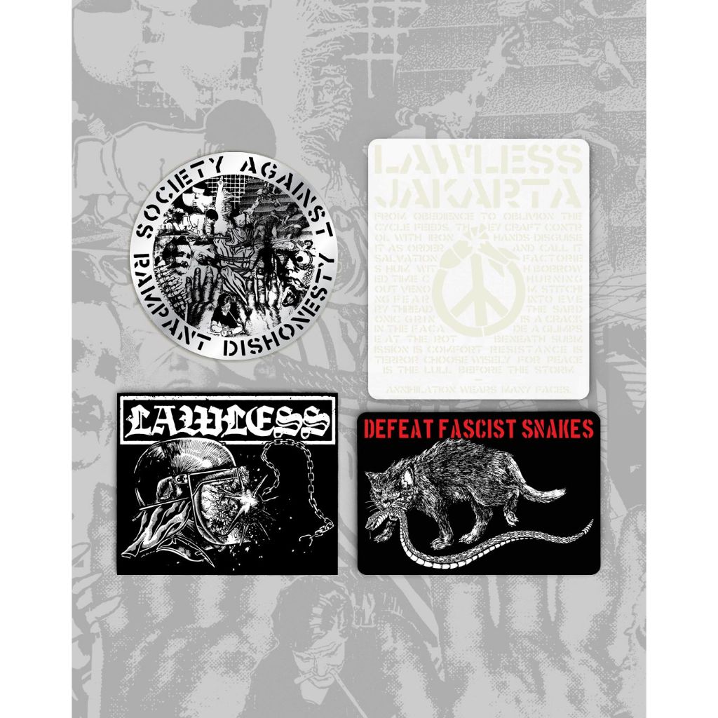 Jual Lawless Jakarta - Wrath Sticker Pack | Shopee Indonesia