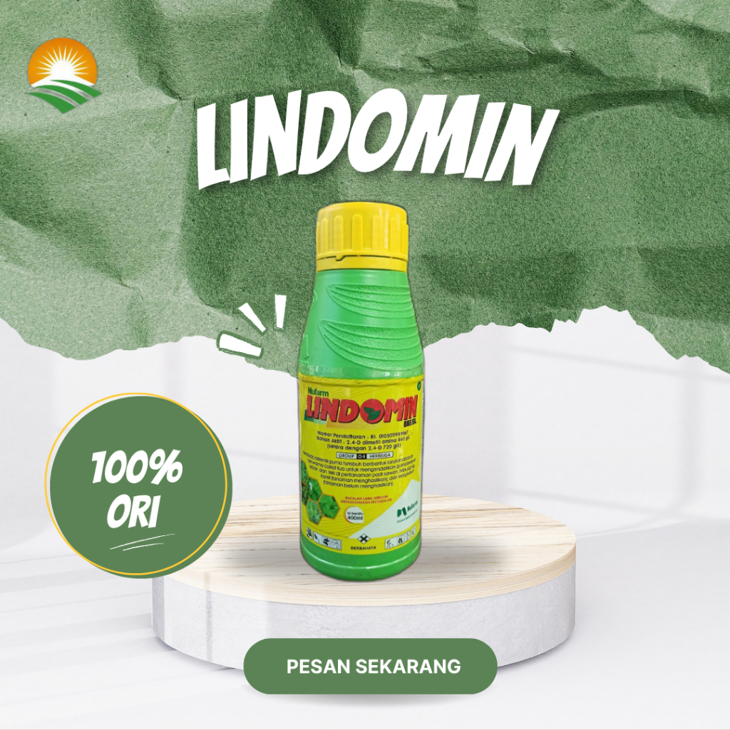 Jual Lindomin 865 SL 400 mL - Herbisida Original Nufram | Obat Gulma ...