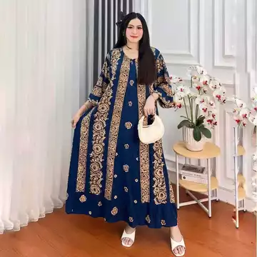Tamala Dress Jumbo Rayon Premium Daster Super Jumbo Nyaman Untuk Busui