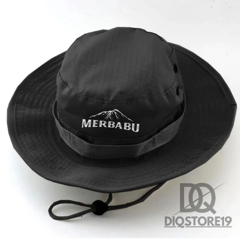 Jual Topi Rimba premium logo DTF/Topi Aktivitas Outdoor/Traveling Di ...