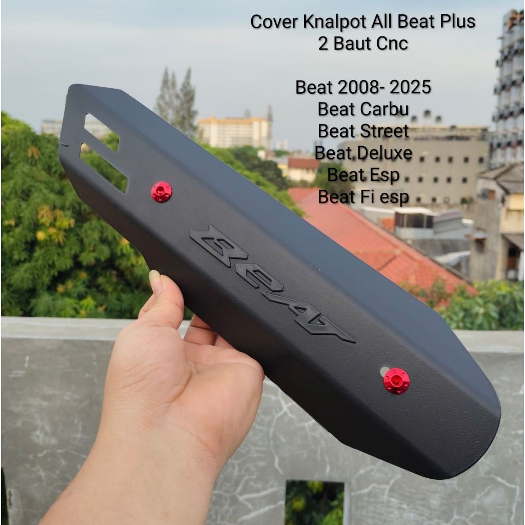 Jual Murah Cover Knalpot All Beat Plus 2 Pcs Baut Cnc Pnp 2008-2025 ...