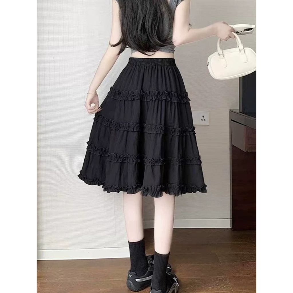 Jual Rok 7/8 Wanita Model A-Line Bahan polo linen All Size Fit to L ...