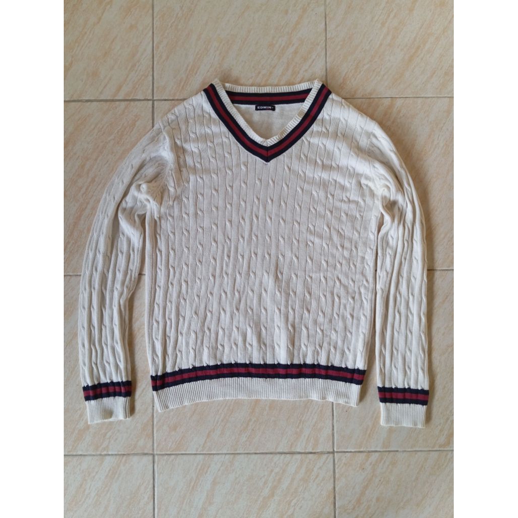 Jual Sweater Rajut Kepang Putih | Shopee Indonesia