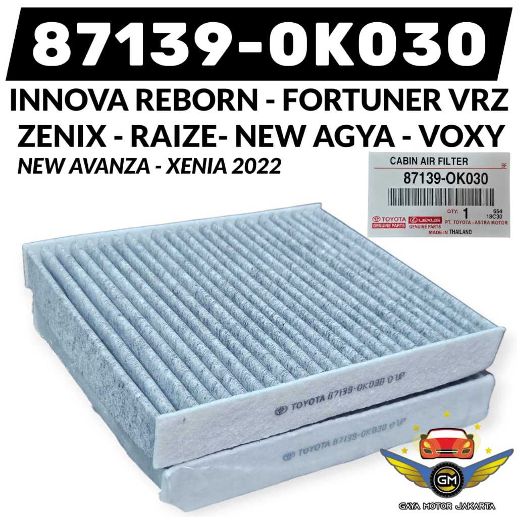 Jual Filter Kabin - Filter AC Karbon Toyota Innova Zenix - Voxy - Raize ...